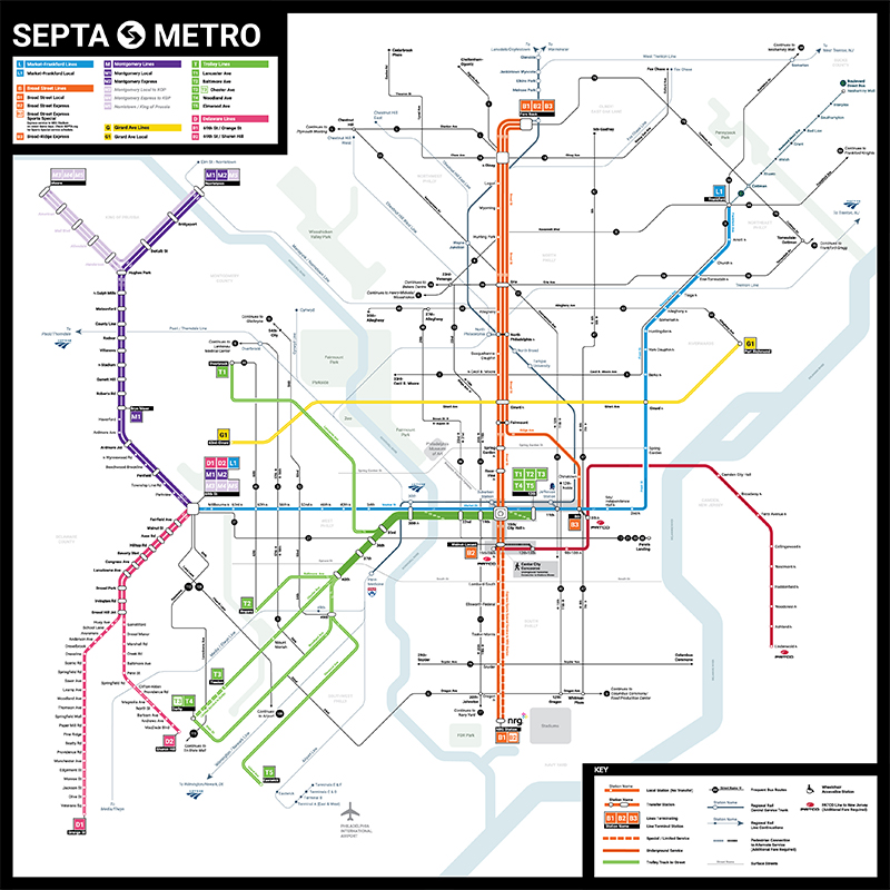 SEPTA Metro Map Recommendation